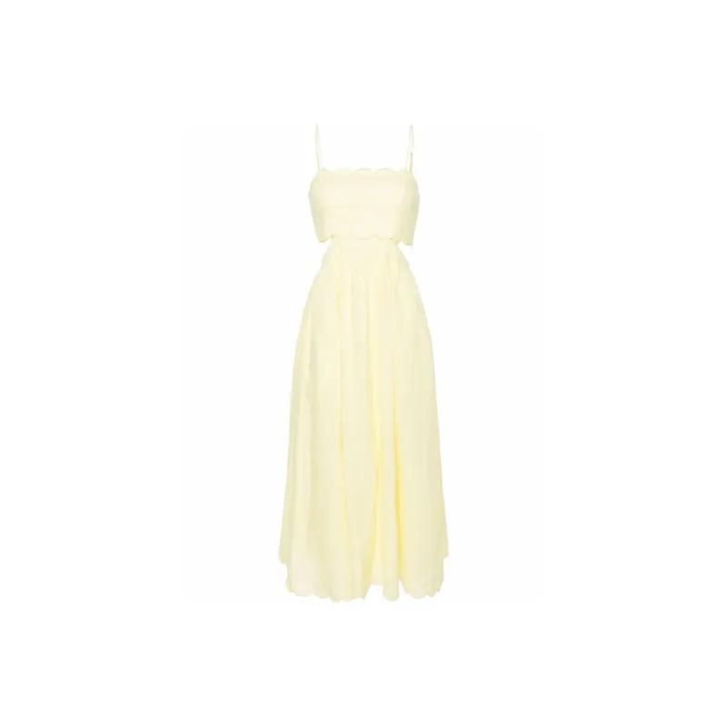 Zimmermann Halliday Linen Midi Dress-0