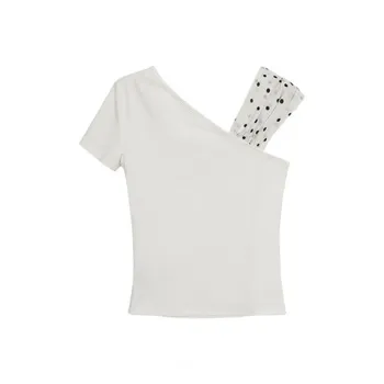 GUOZHEN T Shirts Women's White