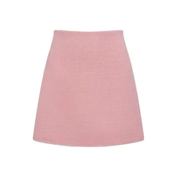 TAMMY TANGS Casual Short Skirts Women's Pink