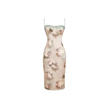 HOUSE OF CB VENUS Slip Dresses Women's FLORAL/Floral Print