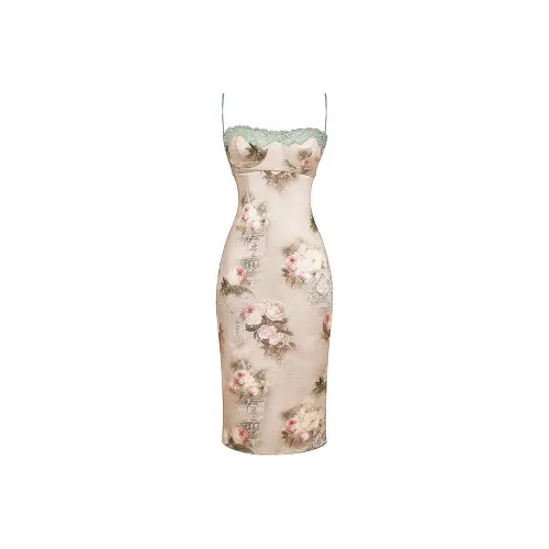 HOUSE OF CB VENUS Slip Dresses Women's FLORAL/Floral Print