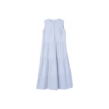 AFGGD Sleeveless Dress Women's Blue