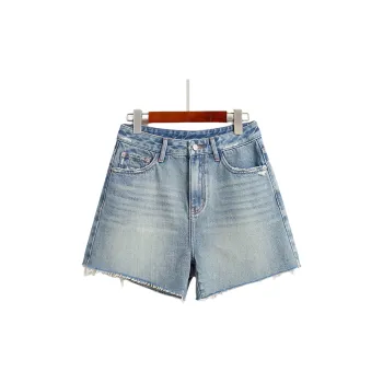 Ran and pure Denim Shorts Women's Light Blue