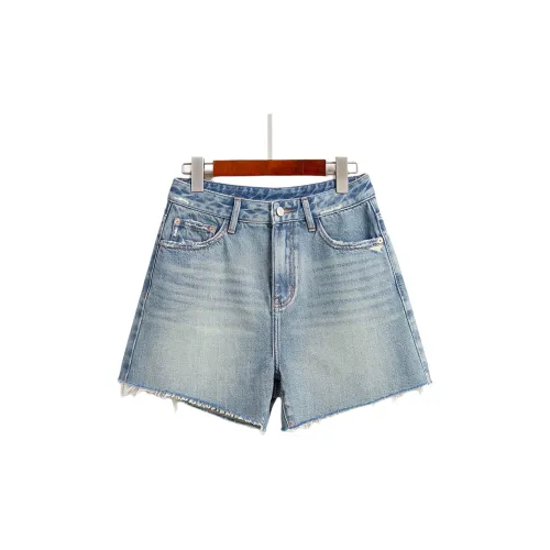 Ran and pure Denim Shorts Women's Light Blue