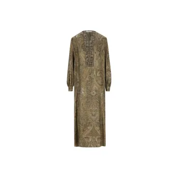 MaxMara Patterned Long Sleeve Dress