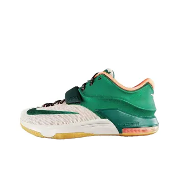 Nike KD 7 Anti Slip Wear Resistant Low Top Basketball Shoes Men's Green Beige