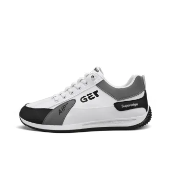 SUPEREDGE Cushioning, Wear Resistant Low Top Casual Shoes Men's White