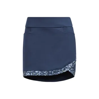 Adidas Ultimate365 Printed Primegreen Skort Casual Short Skirts Women's Marine Blue