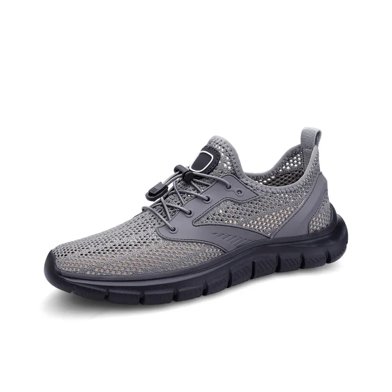 Wen Nai Low Top Casual Shoes Men's Gray-1
