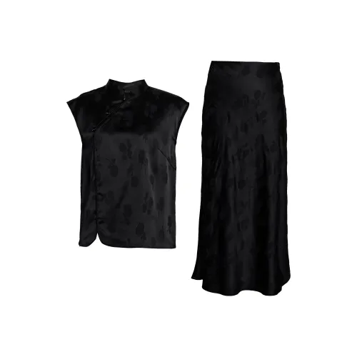 ROEYSHOUSE Skirt Set Women's Black
