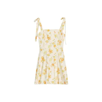 ZARA Sleeveless Dress Women's Orange