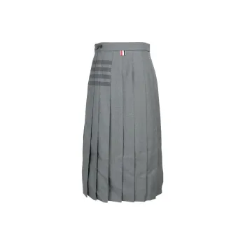 THOM BROWNE Casual Long Skirts Women's Dark Gray
