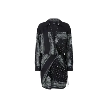 PINKO Bandana print Mini Dress