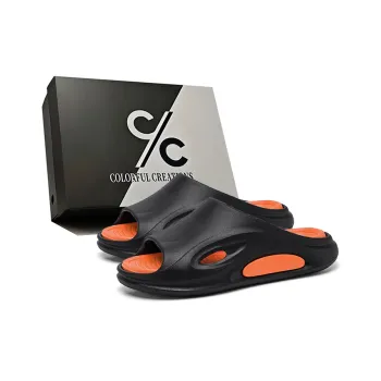 Colorful Creations EVA Slip Resistant Abrasion Resistant Odor Resistant Quiet Slide Slippers Unisex
