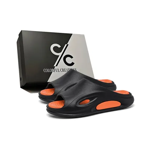 Colorful Creations EVA Slip Resistant Abrasion Resistant Odor Resistant Quiet Slide Slippers Unisex