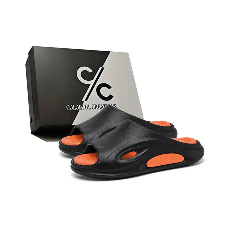 Colorful Creations EVA Slip Resistant Abrasion Resistant Odor Resistant Quiet Slide Slippers Unisex-0