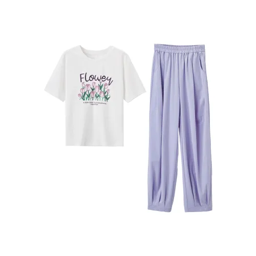 XIANGYING Casual Suit Women's Purple