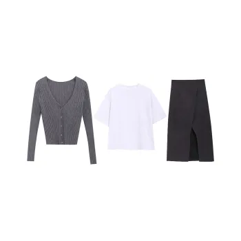 BRASS SCOUT Two Piece Skirt Sets Women's