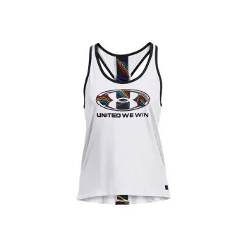 Under Armour Pride Sleeveless Sports Shirts Women's White