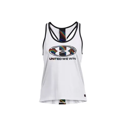 Under Armour Pride Sleeveless Sports Shirts Women's White
