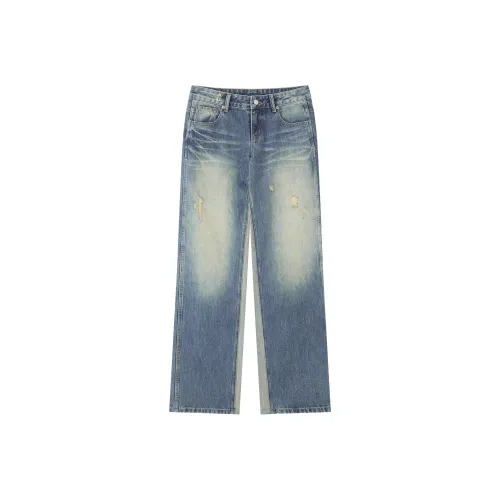 RUNTOTHEFUTURE Jeans Unisex Vintage Blue