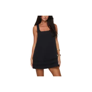 PRINCESS POLLY ALANAH MINI DRESS TALL Slip Dresses Women's BLACK/Black
