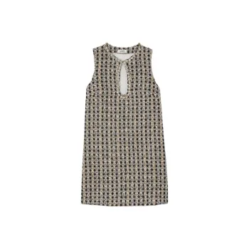 Sandro Gem embellished Tweed Mini Dress