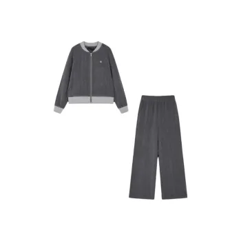 IHIMI Casual Suits Women's Gray