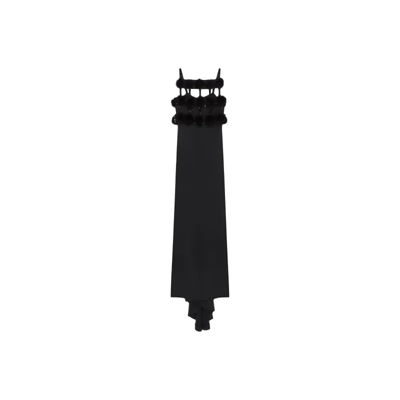 GIVENCHY FW24 Slip Dress Women's Black-0