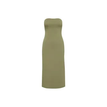 ARITZIA Wilfred New Corelli Midi Dress Sleeveless Dress Women's Bosana Green