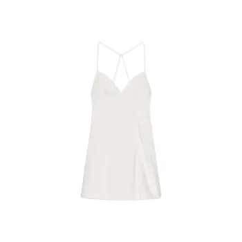 ZARA Slip Dress Women's Raw White