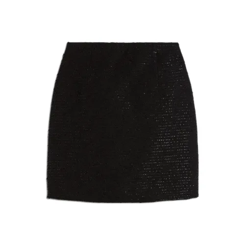 SCANLAN THEODORE Tailored Sequin Mini Skirt Casual Short Skirts Women's Black