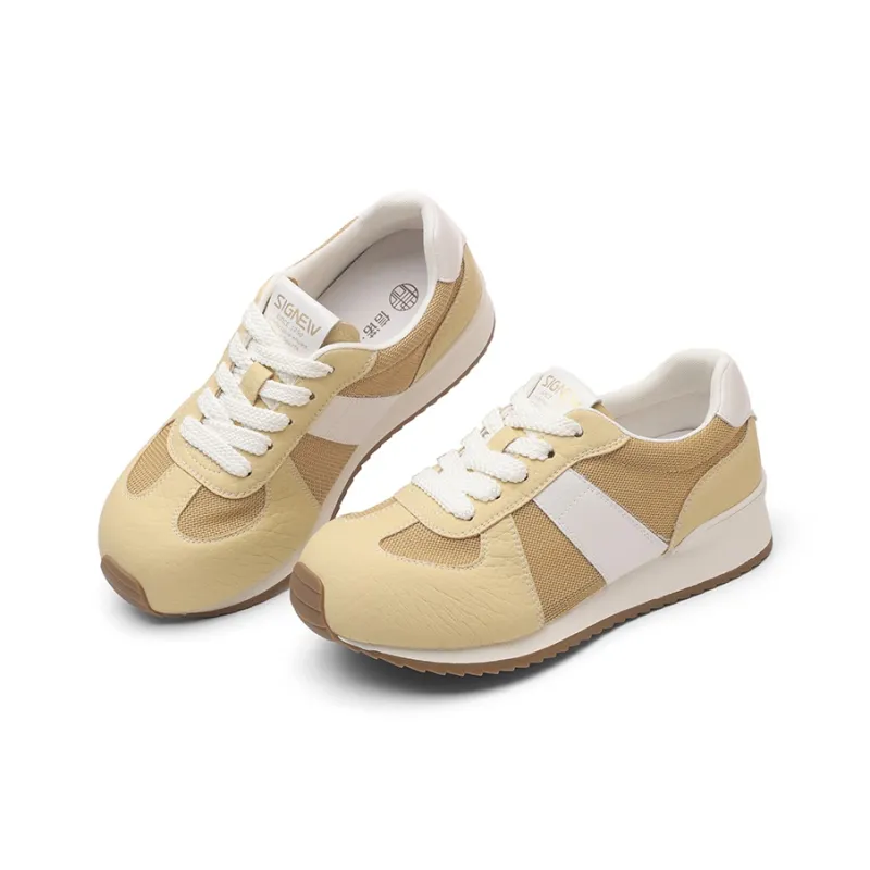 Cigna Low Top Casual Shoes Women's Lemon-2