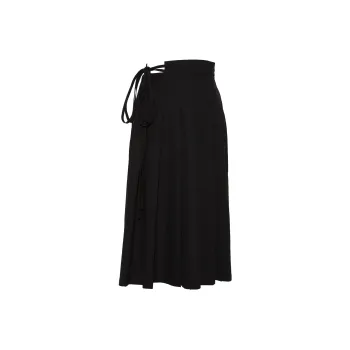 SUPIN Casual Long Skirts Women's Black