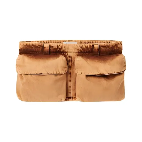 miu Airpod-H miu Airpod-H SS23 Cargo Short Skirts Women's Cognac
