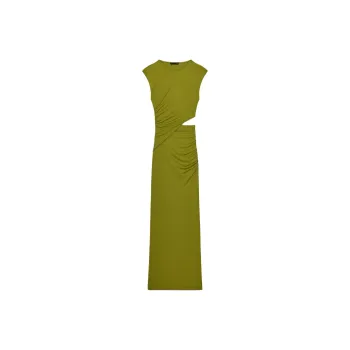ZARA Sleeveless Dress Women's Apple Green