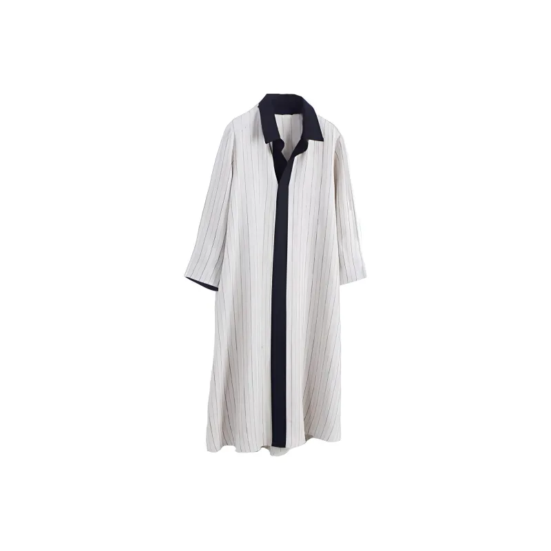 Mapping Long Sleeved Dresses Women's Image Color-0