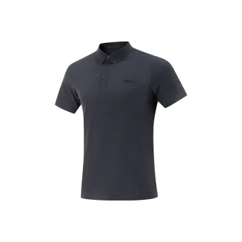 LiNing Fitness Series Polo Shirt Men's Dark Shadow Blue