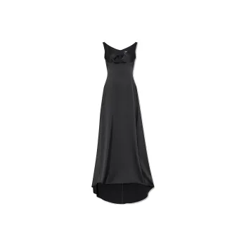 DSQUARED 2 V Neck Sleeveless Satin Slip Dress