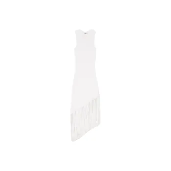 Sandro Crochet knit Fringed Dress