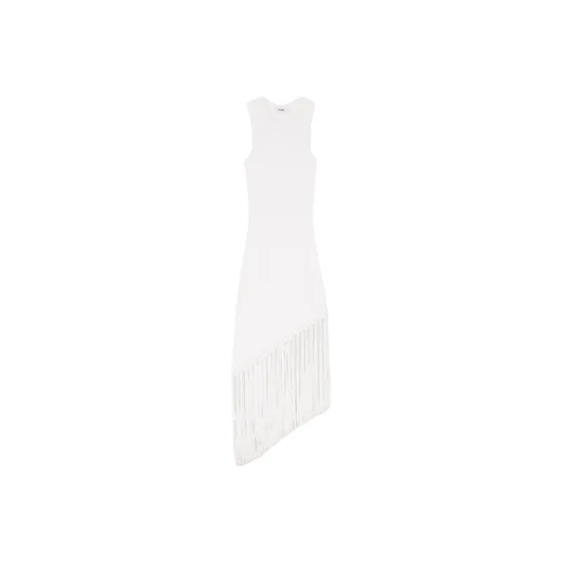 Sandro Crochet knit Fringed Dress-0