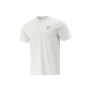 LiNing Running Collection T Shirt Men's White Birch Gray