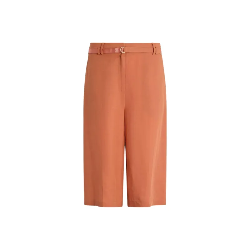 LIU·JO Linen Bermuda Shorts-0