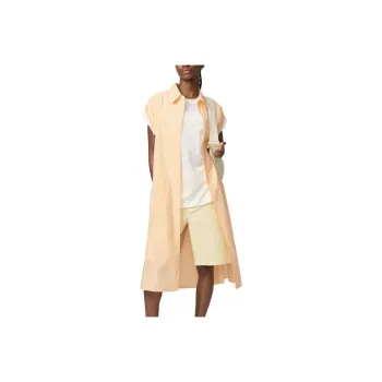 UNIQLO Sleeveless Dress Women's Light Pink Orange