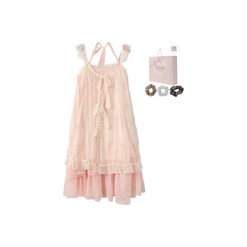 SNBL Slip Dresses Women's Pink
