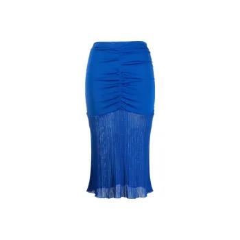 TOM FORD Panelled Ruched Midi Skirt