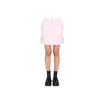 McQ Alexander McQueen Logo Patch Mini Skirt