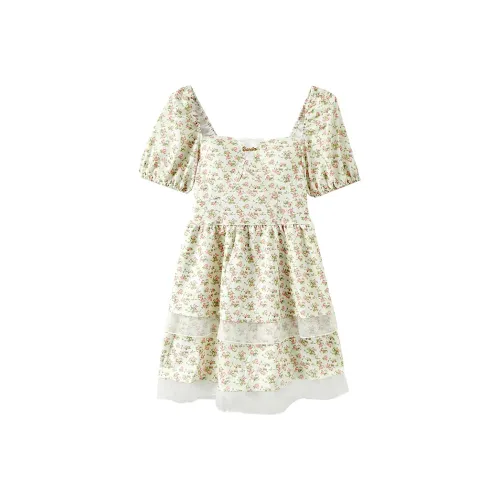 Incolore Short Sleeved Dresses Women's Floral