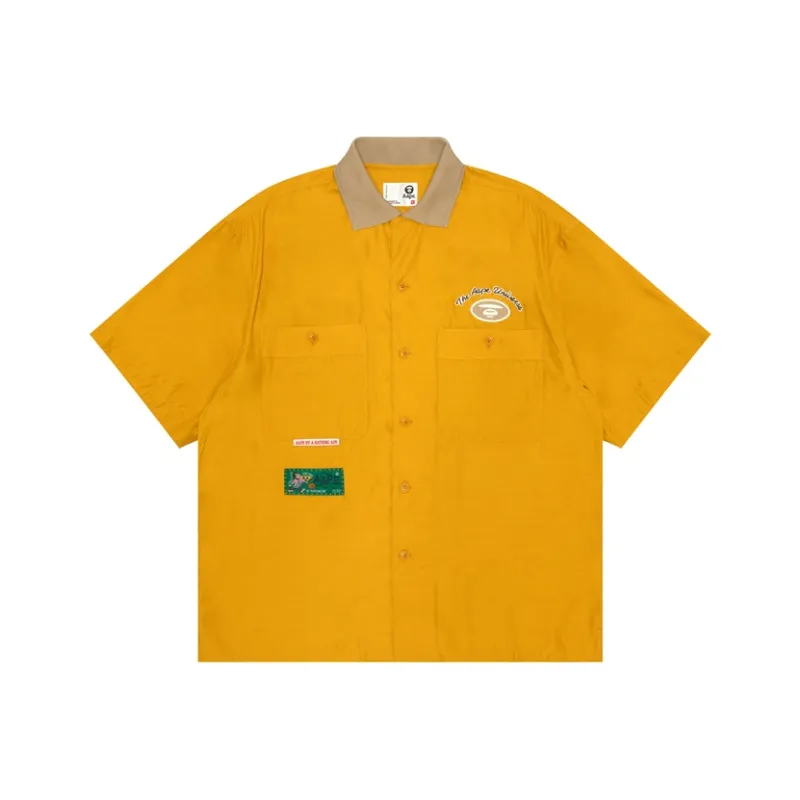 Aape Logo appliqué Short sleeve Shirt-0