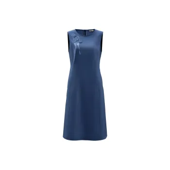 DIFFIE RIEGER Sleeveless Dress Women's Blue